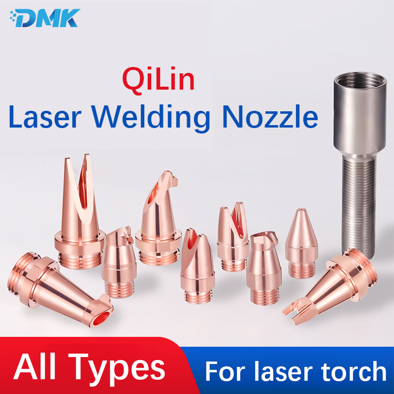 Industrial Laser Welder - QiLin Faserlaser-Schweißdüse M10 M16 Kupfer Anti-Spritz-Schweißdüsen