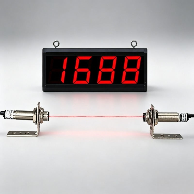 Industrial Laser Machines - Laser-Doppelsonden-Zähler mit Großbildschirm und Automatischer Erkennung