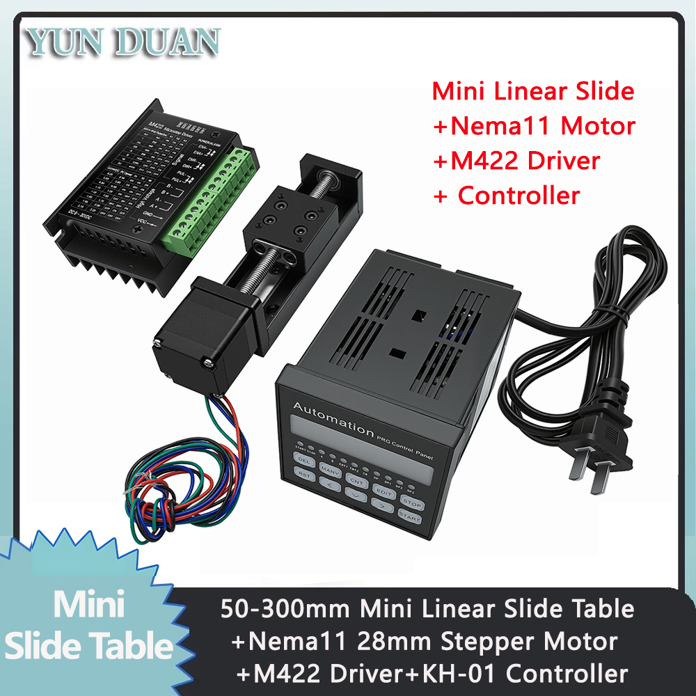 Stepper Driver Cnc - T-förmige Schiebetischführung Linear 50-300mm Hub Schiebetisch