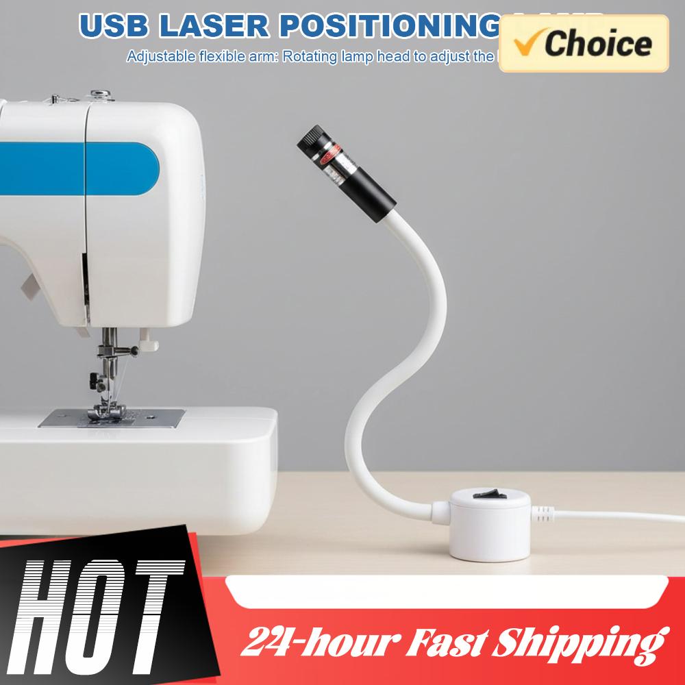 Industrial Laser Guide - USB Magnetischer Positionierungs-Laserleiter Roter Laser-Positionierungslicht für