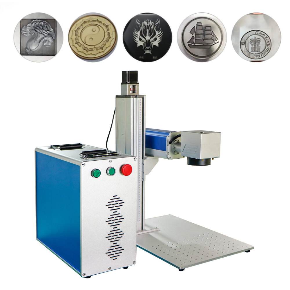 Industrial Laser Machines - Raycus Faserlasergravurmaschine 2,5D Relief Tiefengravur für