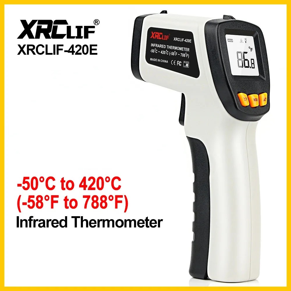 Industrial Infrared Laser - XRCLIF Infrarot-Thermometer, berührungsloses Pyrometer, Laser-Infrarot-Temperaturmessgerät -58