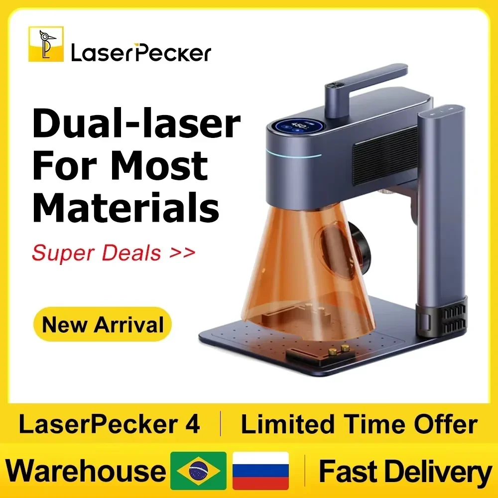 Industrial Laser Cutting - LASERPECKER 4 LP4 Lasergravurmaschine für alle