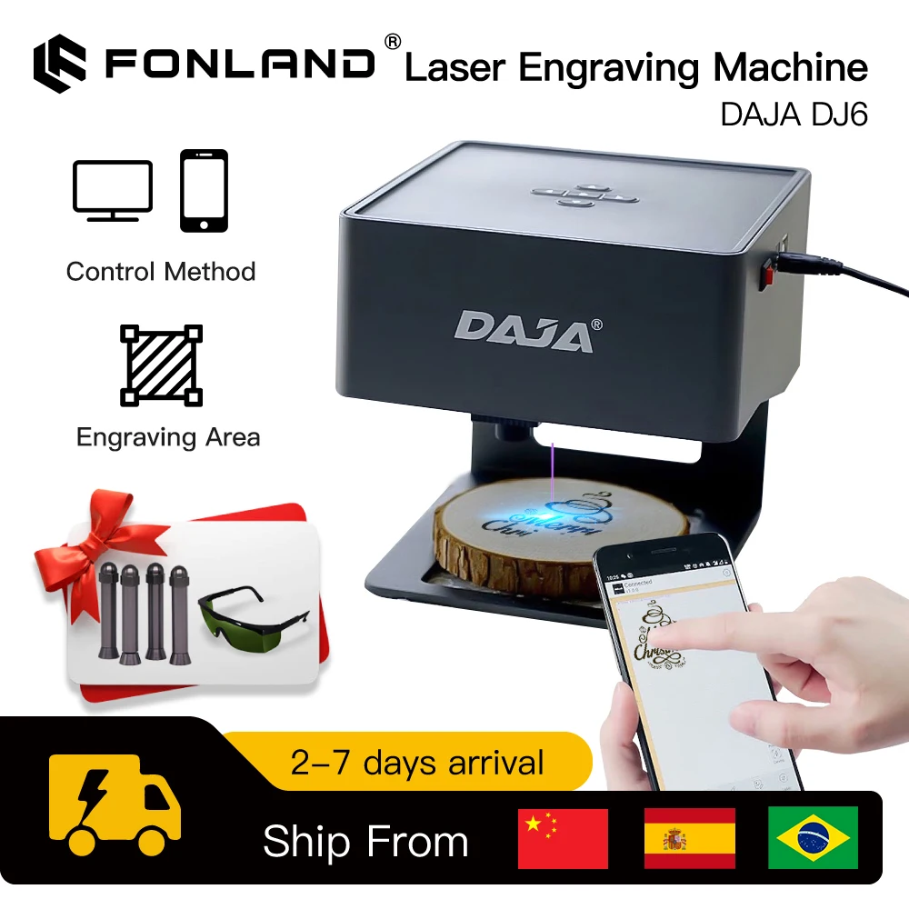 Industrial Laser Machines - DAJA Lasergravierer CNC DIY DJ6 Lasergravurmaschine