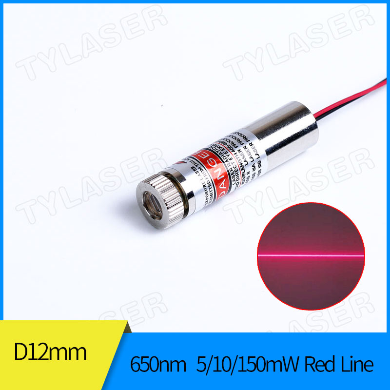 Industrial Laser Diode - Fokussierbarer 12 mm 650 nm roter