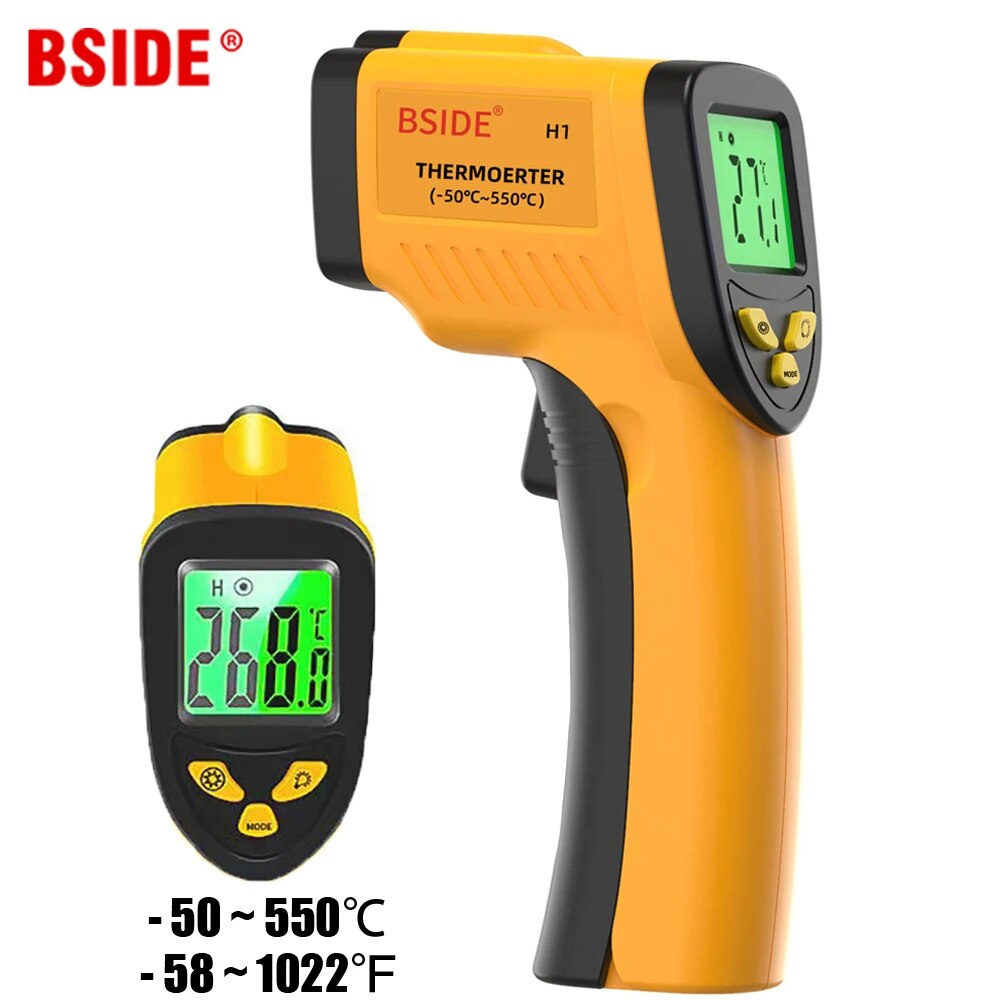 Industrial Infrared Laser - Digitales Infrarot-Thermometer-50-550c berührungs lose digitale Laser-Thermometer-Pistole