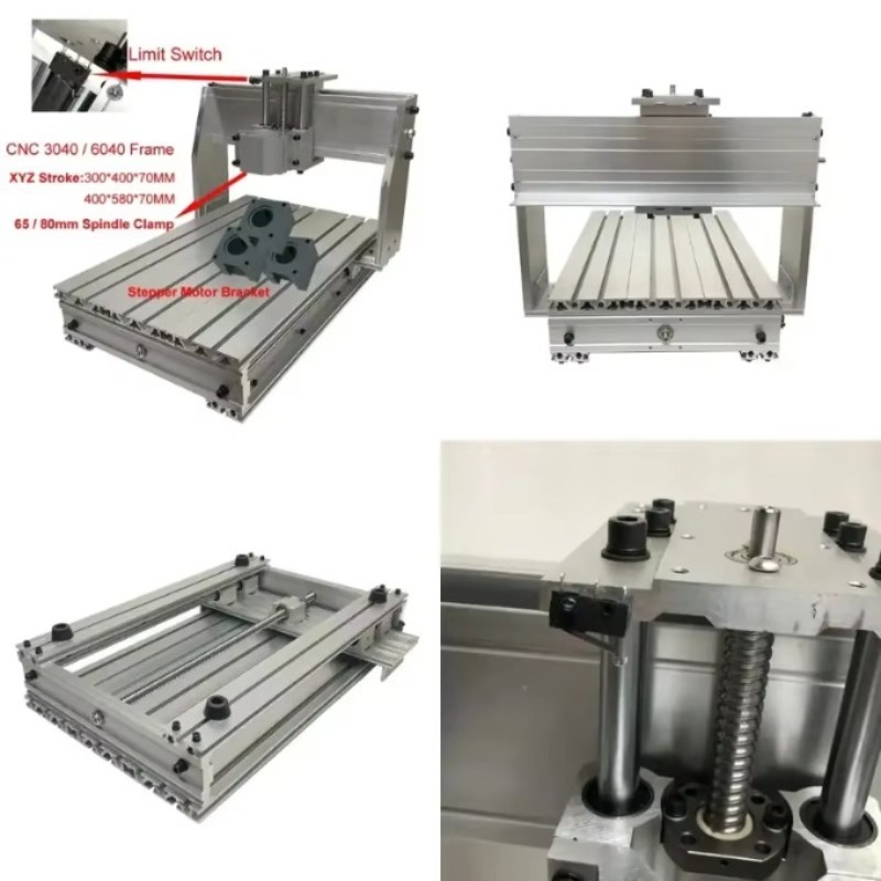 Cnc Router Machine - Aluminium CNC 3040 6040 Rahmenkit mit