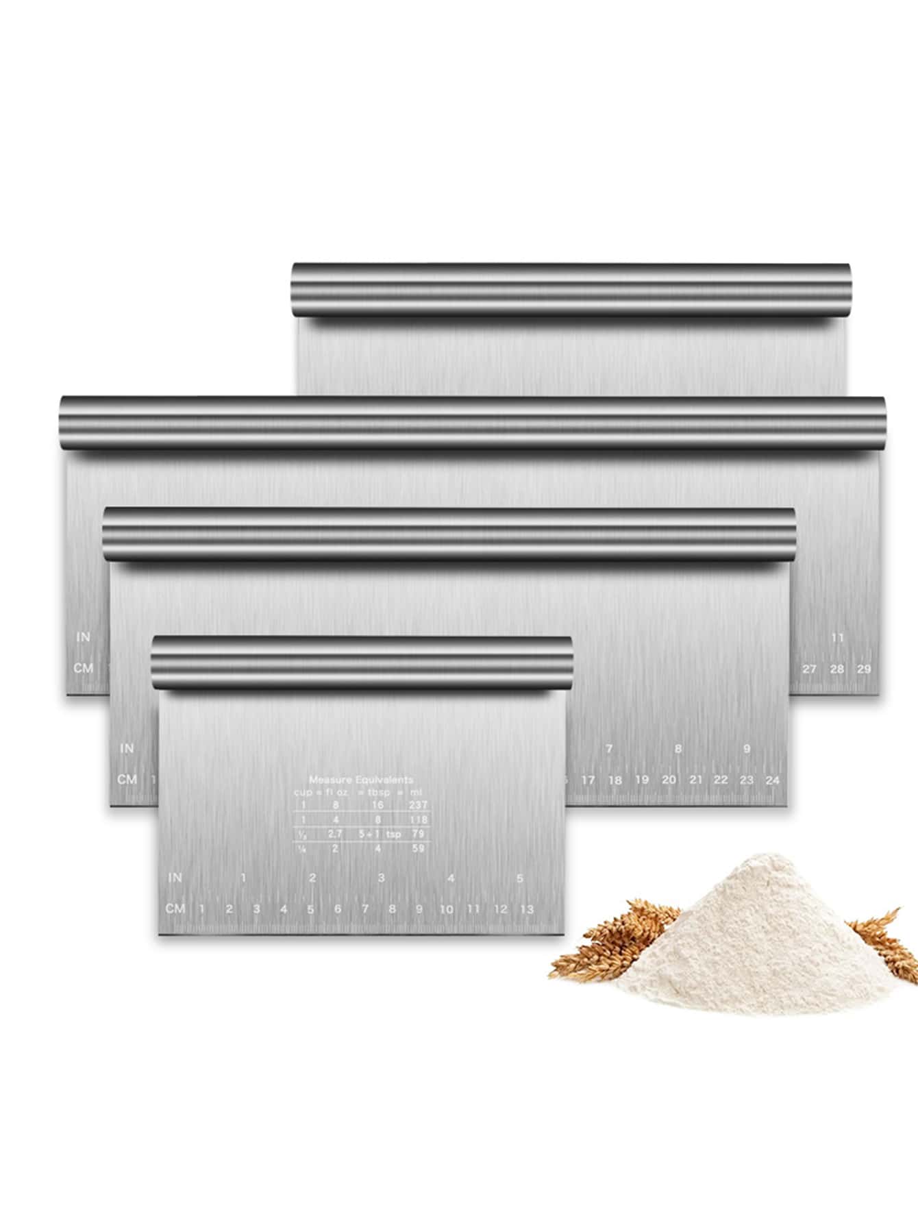Industrial Laser Removal - Teig- und Gebäck-Schneidebank aus Edelstahl, Pizzaschneider