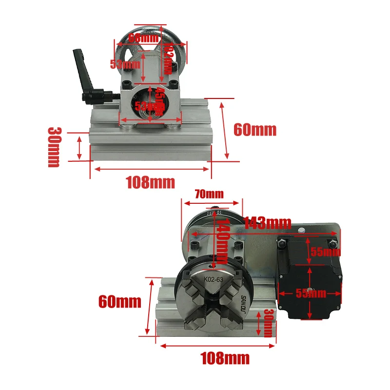 DIY 4. und 5. Drehachse für Mi – Cnc Router Machine Bewertung und Preis