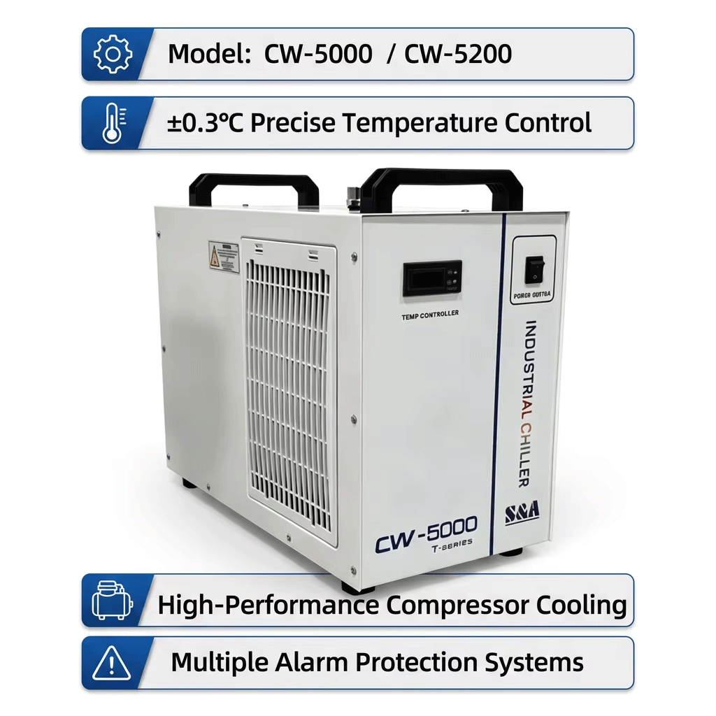 CW5000 CW5200 CW6000 S&A 1500W – Industrial Laser Systems Bewertung und Preis