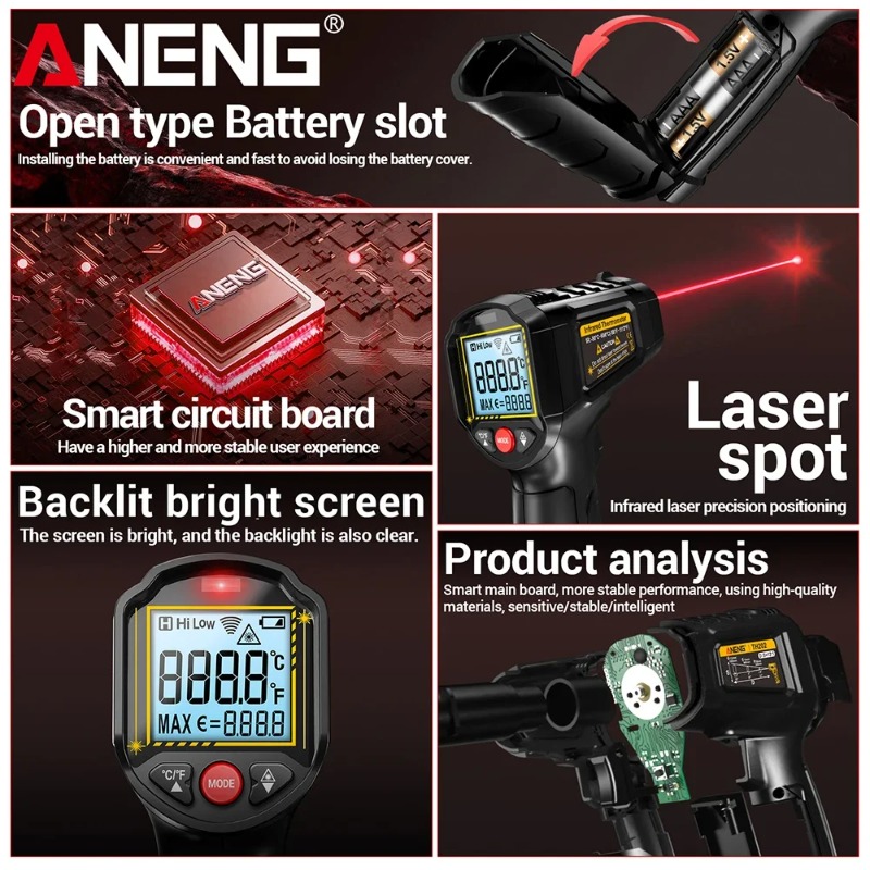 ANENG TH202 Industrielle Handt – Industrial Infrared Laser Bewertung und Preis
