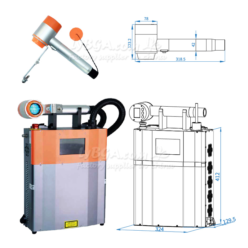 LY-LCG100A 100 W gepulste Lase – Industrial Laser Machines Bewertung und Preis