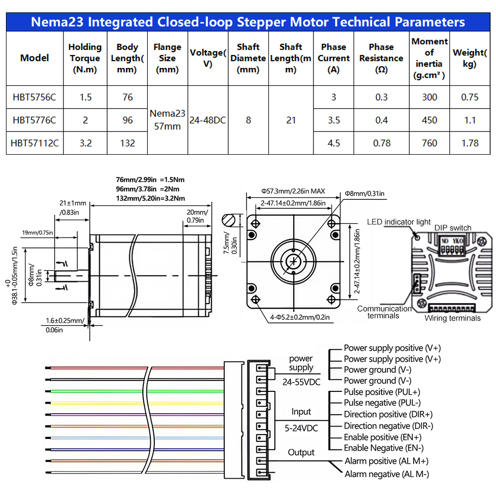 57mm Nema23 Closed-Loop-Getrie – Stepper Driver Cnc Bewertung und Preis