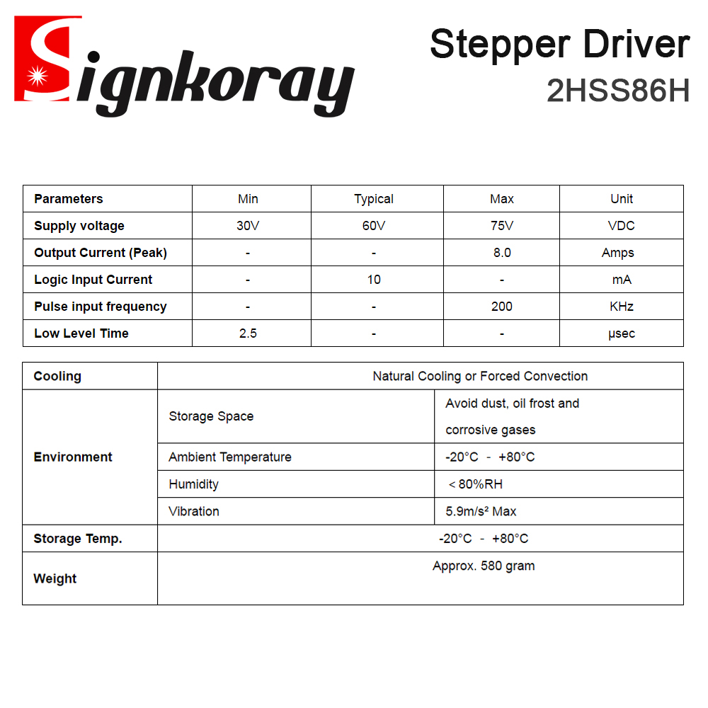 SignkoRay JMC 2Phase 24-75VAC  – Stepper Driver Cnc Bewertung und Preis