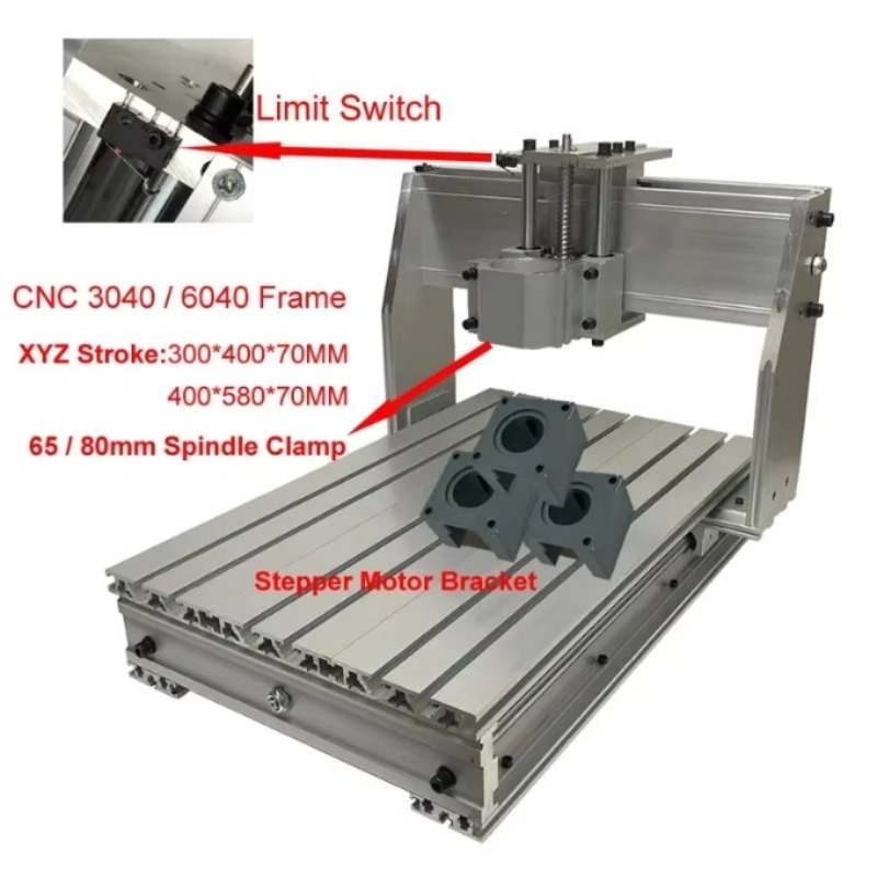 Aluminium CNC 3040 6040 Rahmen – Cnc Router Machine Bewertung und Preis