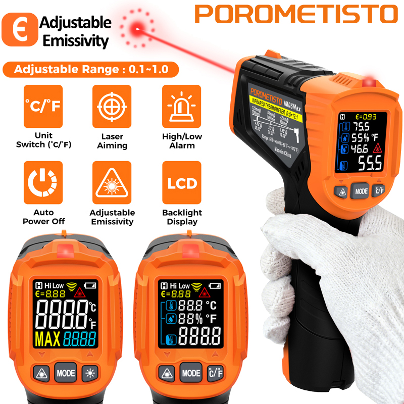 -50~380C Infrarot-Thermometer  – Industrial Infrared Laser Bewertung und Preis