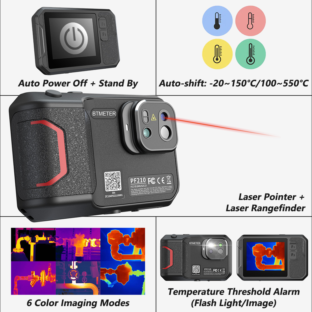 256x192 Wärmebildkamera, tragb – Industrial Infrared Laser Bewertung und Preis