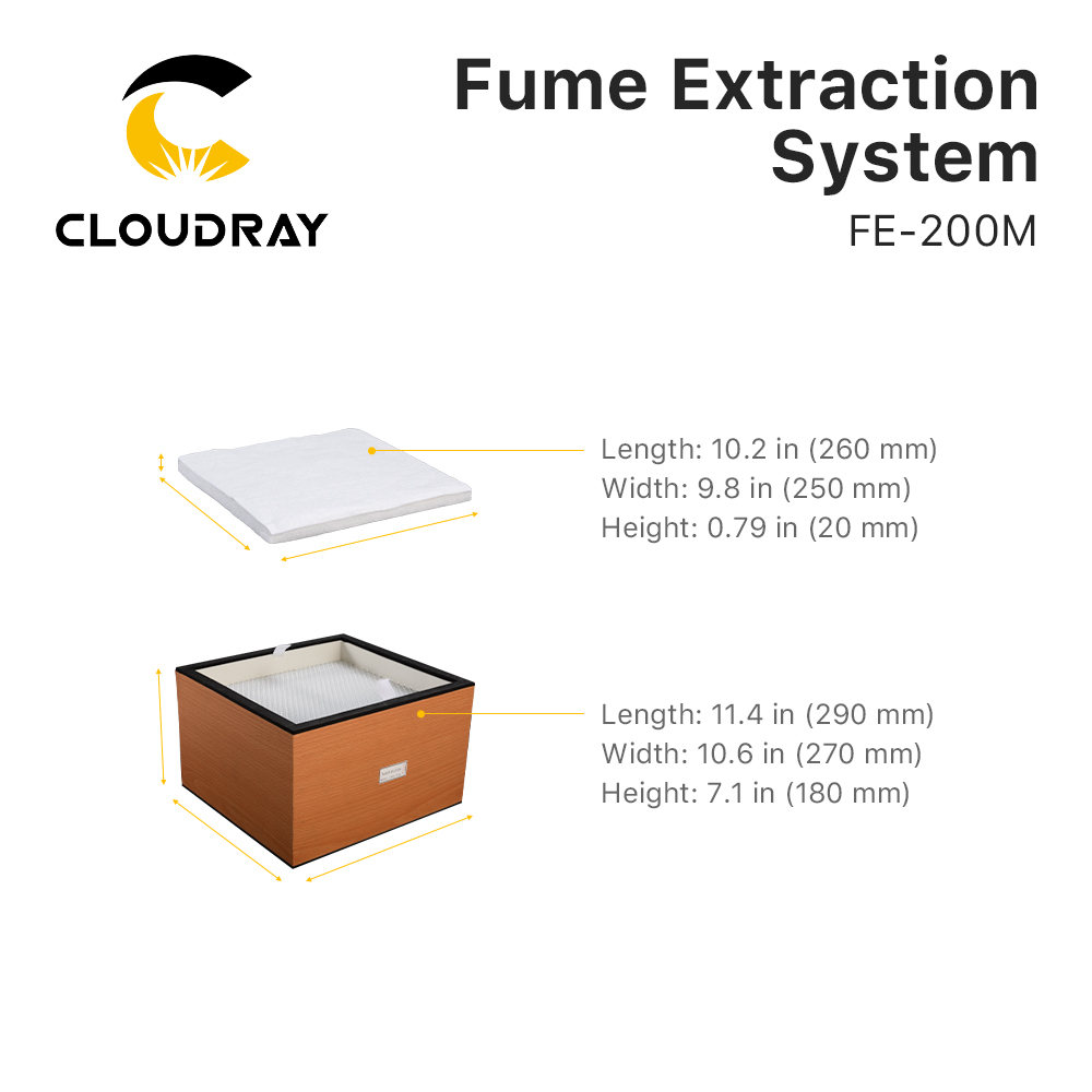 Cloudray Rauchabsaugsystem FE- – Industrial Laser Cutting Bewertung und Preis
